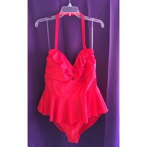 Forever 21 Neon One Piece Swimsuit